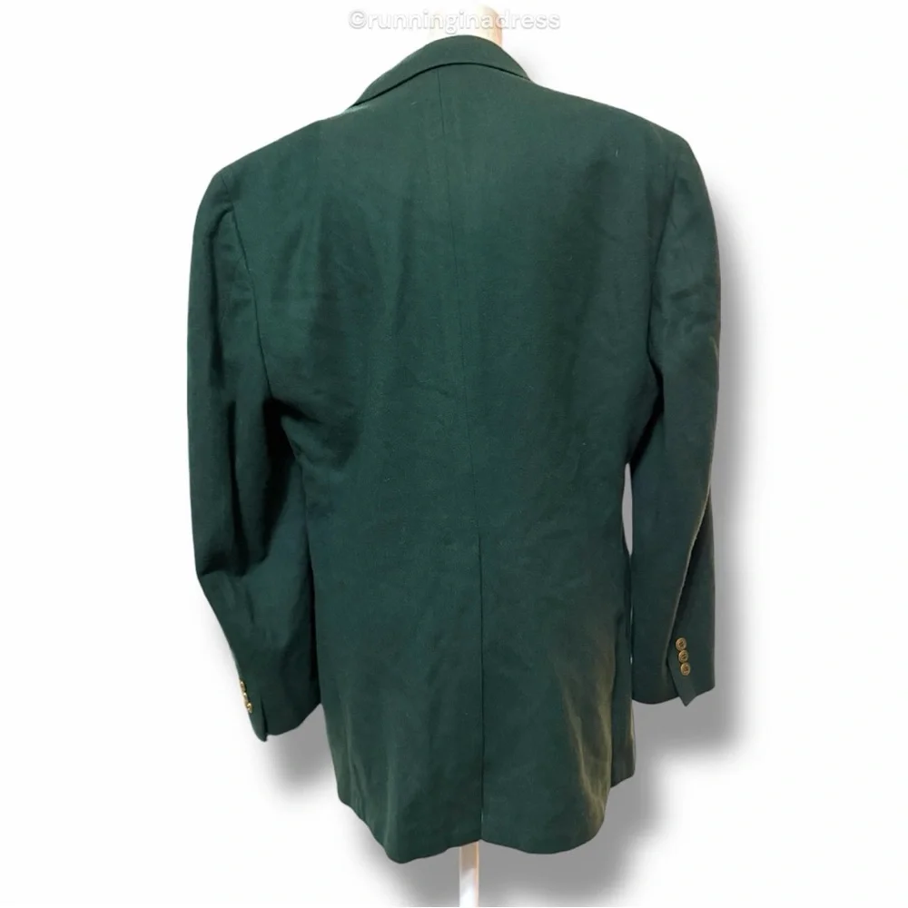 Rare Vintage 1950s Early 60s Shack's Double-Breasted Green Blazer ACWA Union Tag